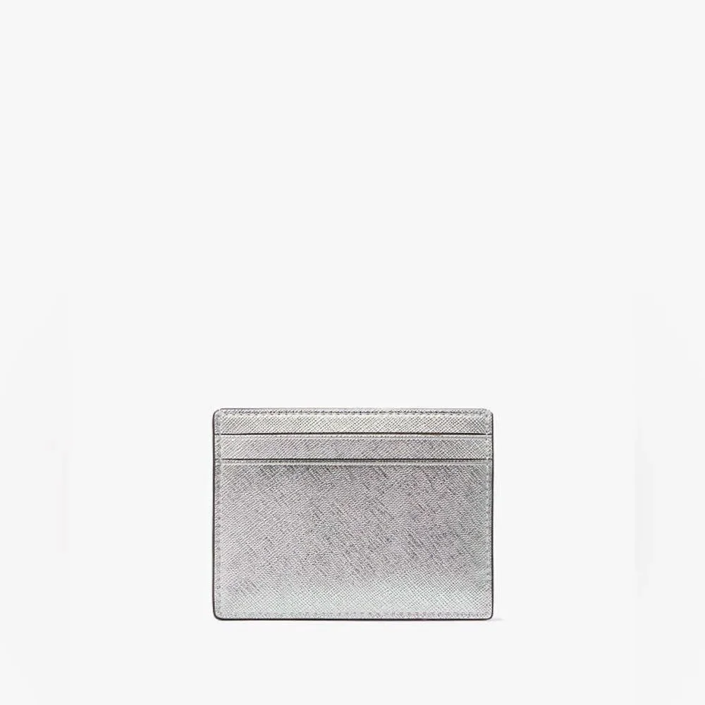 New! Kate Spade Kenzie Boxed Metallic Lunar Lights Small Cardholder NWT MSRP $99